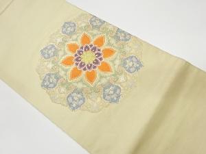 リサイクル　華紋模様織出し袋帯